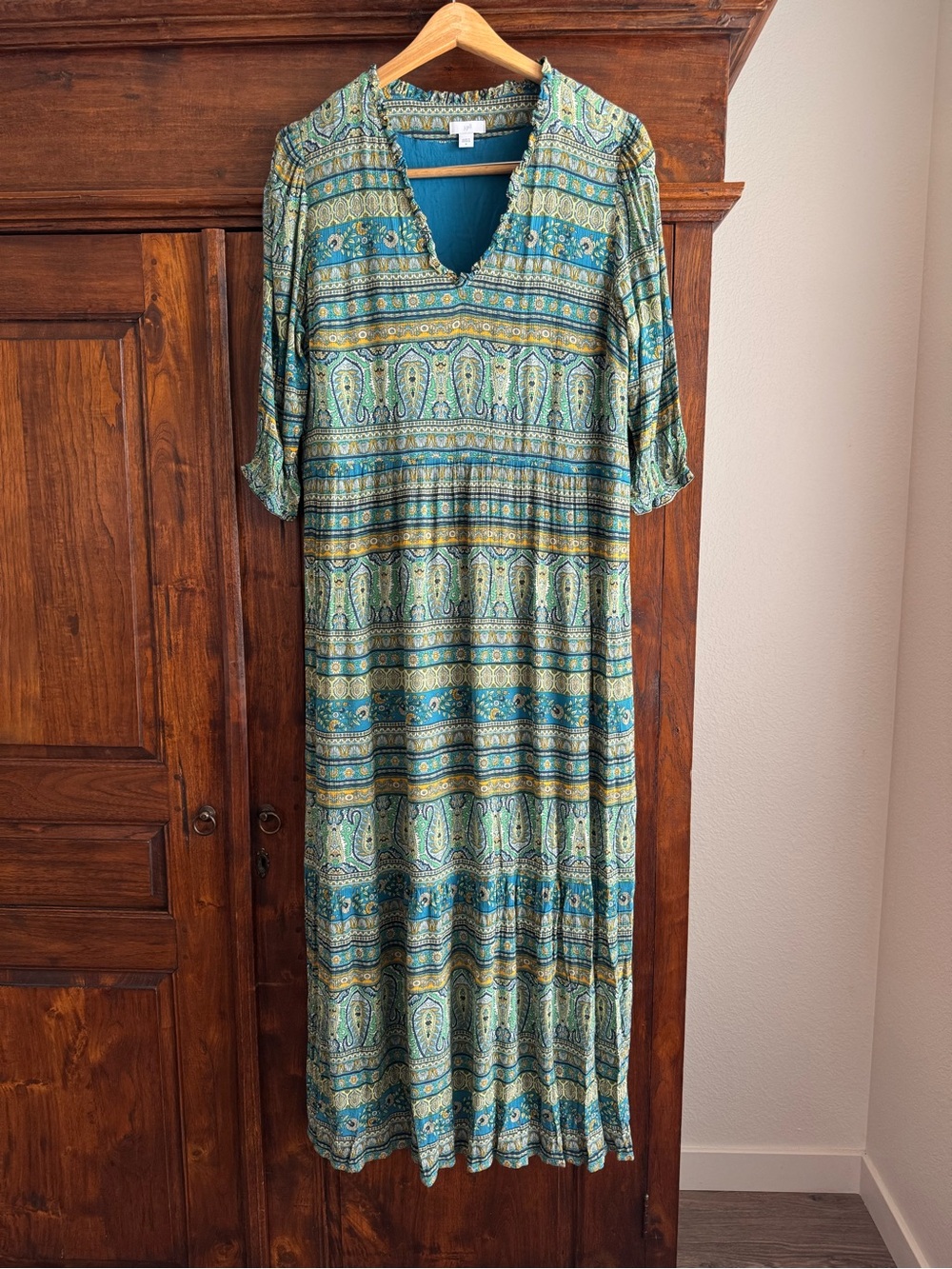 J. Jill Floral Paisley Maxi Dress